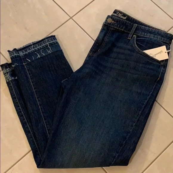 Universal Thread Mid-Rise Boyfriend Jeans Dark - Picture 2 of 13